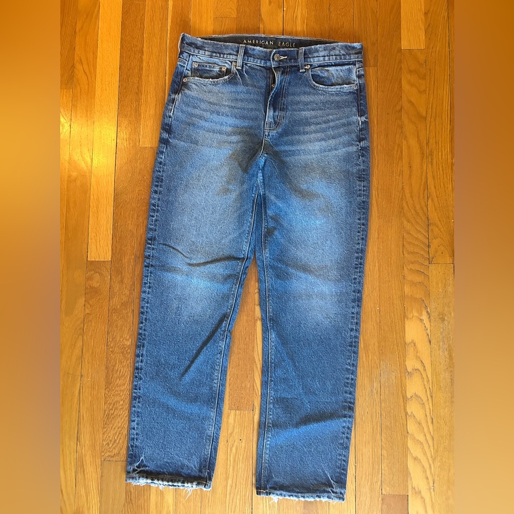 AE Stretch Mom Jeans